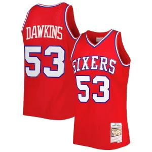 Darryl Dawkins Philadelphia 76ers Hardwood Vibrant Classics 1979/80 Swingman Jersey Red