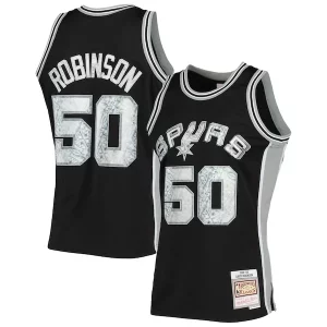 David Robinson San Moderne Antonio Spurs 1998/99 Hardwood Classics NBA 75th Anniversary Diamond Swingman Jersey Black