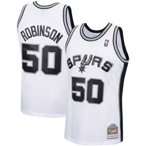 David Robinson San Antonio Spurs 1998/99 Hardwood Classics Swingman Jersey White Magnifique