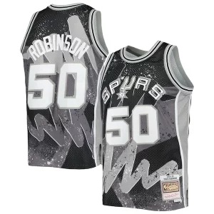 David Robinson San Exquisite Antonio Spurs Hardwood Classics 1998/99 Hyper Hoops Swingman Jersey Black