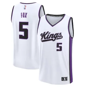 De'Aaron Premium Fox Sacramento Kings Fast Break Replica Player Jersey Association Edition White