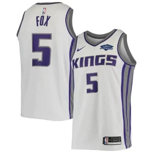 De'Aaron Fox Sacramento Kings Nike Swingman Player Jersey Association Splendide Edition White