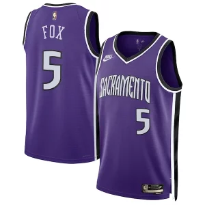 De'Aaron Fox Sacramento Kings Nike Notable Unisex 2024/25 Swingman Jersey Purple Classic Edition