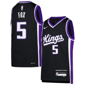 De'Aaron Fox Sacramento Kings Nike Youth Swingman Jersey Icon Edition Éclatant Purple