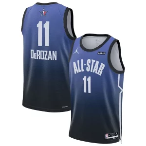DeMar DeRozan Jordan Collectible Brand 2023 NBA All Star Game Swingman Jersey Blue