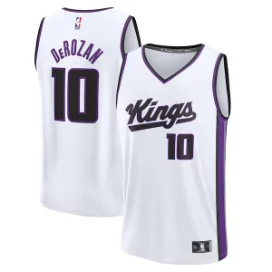 DeMar DeRozan Sacramento Kings Youth Fast Break Replica Player Jersey Association Gracieux Edition White