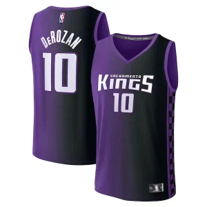 DeMar Uniques DeRozan Sacramento Kings Youth Fast Break Replica Player Jersey Statement Edition Purple