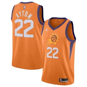 Deandre Ayton Phoenix Suns Jordan Brand 2020/21 Swingman Jersey Statement Edition Classique Orange