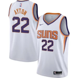 Deandre Ayton Phoenix Suns Moderne Nike Youth Swingman Jersey Association Edition White/Purple