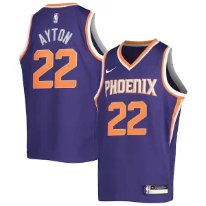 Deandre Ayton Phoenix Magnifique Suns Nike Youth Swingman Jersey Icon Edition Purple/White