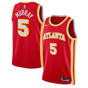 Dejounte Murray Atlanta Hawks Nike Unisex Confortable Swingman Jersey Icon Edition Red