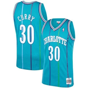 Dell Curry Charlotte Hornets 1992/93 Hardwood Classics Sophistiqué Swingman Jersey Teal