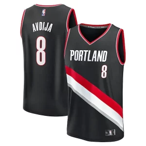 Deni Avdija Portland Trail Blazers Fast Break Replica Player Jersey Icon Uniques Edition Black