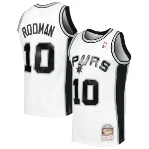 Dennis Rodman San Antonio Spurs Dashing 2001/02 Hardwood Classics Swingman Jersey White