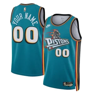 Detroit Pistons Nike Commémoratif Unisex 2022/23 Custom Swingman Jersey Classic Edition Teal