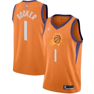 Devin Booker Phoenix Suns Jordan Brand 2020/21 Swingman Jersey Exquisite Statement Edition Orange