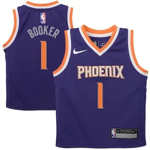 Devin Booker Phoenix Suns Nike Preschool Replica Jersey Purple Icon Bold Edition