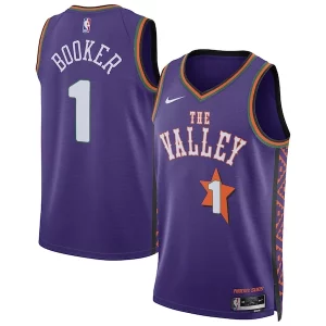 Devin Booker Phoenix Suns Nike Unisex 2024/25 Vibrant Swingman Player Jersey City Edition Purple