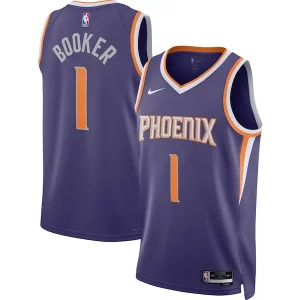 Devin Booker Phoenix Suns Nike Unisex Swingman Jersey Splendide Icon Edition Purple/White