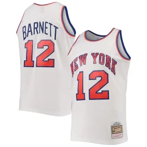 Dick Barnett New York Knicks Premium 1969/70 Hardwood Classics Swingman Jersey White