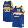 Dikembe Mutombo Denver Nuggets 1991/92 Big Splendide & Tall Hardwood Classics Swingman Jersey Royal