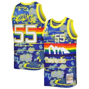 Dikembe Mutombo Denver Nuggets Hardwood Classics Lunar New Year Sophistiqué Swingman Jersey Blue