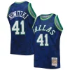 Dirk Nowitzki Dallas Mavericks Hardwood Classics 1998/99 Prime Lunar New Year Swingman Jersey Blue