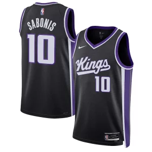 Domantas Sabonis Sacramento Kings Nike Unisex Distingué Swingman Jersey Association Edition Black