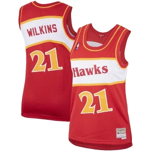 Dominique Wilkins Atlanta Hawks Women's Hardwood Classics Swingman Gracieux Jersey Red