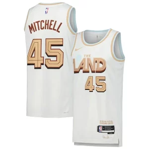 Donovan Mitchell Cleveland Cavaliers Nike Swingman Player Uniques Jersey City Edition White