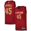 Donovan Mitchell Cleveland Cavaliers Refiné Nike Swingman Player Jersey Icon Edition Wine