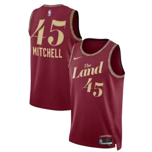 Donovan Mitchell Cleveland Cavaliers Nike Exclusif Unisex 2023/24 Swingman Jersey Wine City Edition