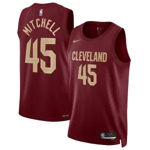 Donovan Mitchell Cleveland Cavaliers Nike Unisex Swingman Jersey Icon Refiné Edition Wine/White