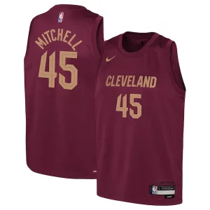 Donovan Mitchell Cleveland Cavaliers Nike Youth Authentique Swingman Jersey Icon Edition Wine