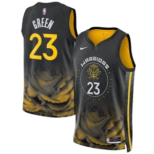 Draymond Green Golden State Warriors Nike Unisex 2022/23 Swingman Jersey City Edition Superbe Black