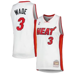Dwyane Wade Miami Heat 2001/02 Premium Hardwood Classics Swingman Jersey White