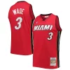 Dwyane Wade Miami Stylish Heat Big & Tall Hardwood Classics 2005/06 Swingman Jersey Red