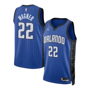 Franz Wagner Orlando Magic Jordan Brand Unisex Swingman Jersey Incontournable Statement Edition Blue
