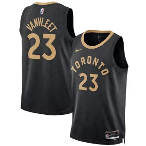 Fred VanVleet Toronto Raptors Nike Unisex Luxueux 2022/23 Swingman Jersey City Edition Black