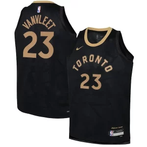 Fred VanVleet Collectible Toronto Raptors Nike Youth 2022/23 Swingman Jersey City Edition Black