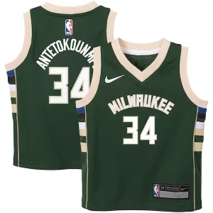 Giannis Antetokounmpo Milwaukee Bucks Nike Toddler Swingman Player Jersey Icon Superbe Edition Green