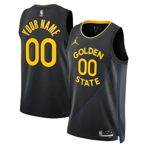Golden State Warriors Jordan Brand Unisex 2024/25 Custom Swingman Jersey Statement Distingué Edition Black
