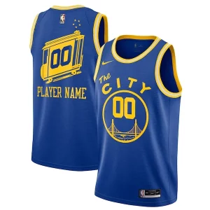Golden State Warriors Nike 2020/21 Hardwood Classics Swingman Custom Jersey Collectible Blue