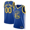 Golden State Warriors Nike Unisex Luxueux Swingman Custom Jersey Royal Icon Edition