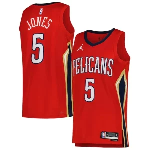Herbert Jones New Orleans Pelicans Jordan Brand Unisex Swingman Jersey Statement Premium Edition Red