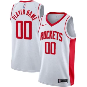 Houston Rockets Nike 2020/21 Swingman Gracieux Custom Jersey Association Edition White