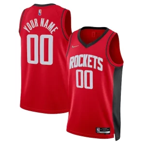 Houston Rockets Nike 2021/22 Diamond Swingman Custom Jersey Icon Incontournable Edition Red