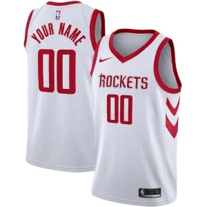 Houston Rockets Nike Swingman Refiné Custom Jersey Association Edition White