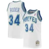 Isaiah Rider Minnesota Timberwolves 1995/96 Hardwood Classics Swingman Jersey Stylish White