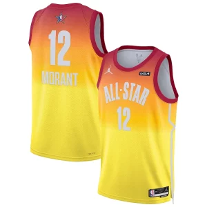 Ja Morant Jordan Brand 2023 NBA Gracieux All Star Game Swingman Jersey Orange